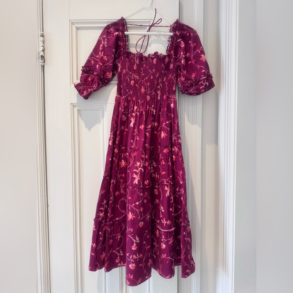 Hill House Athena Nap Dress - Burgundy - Size XXS